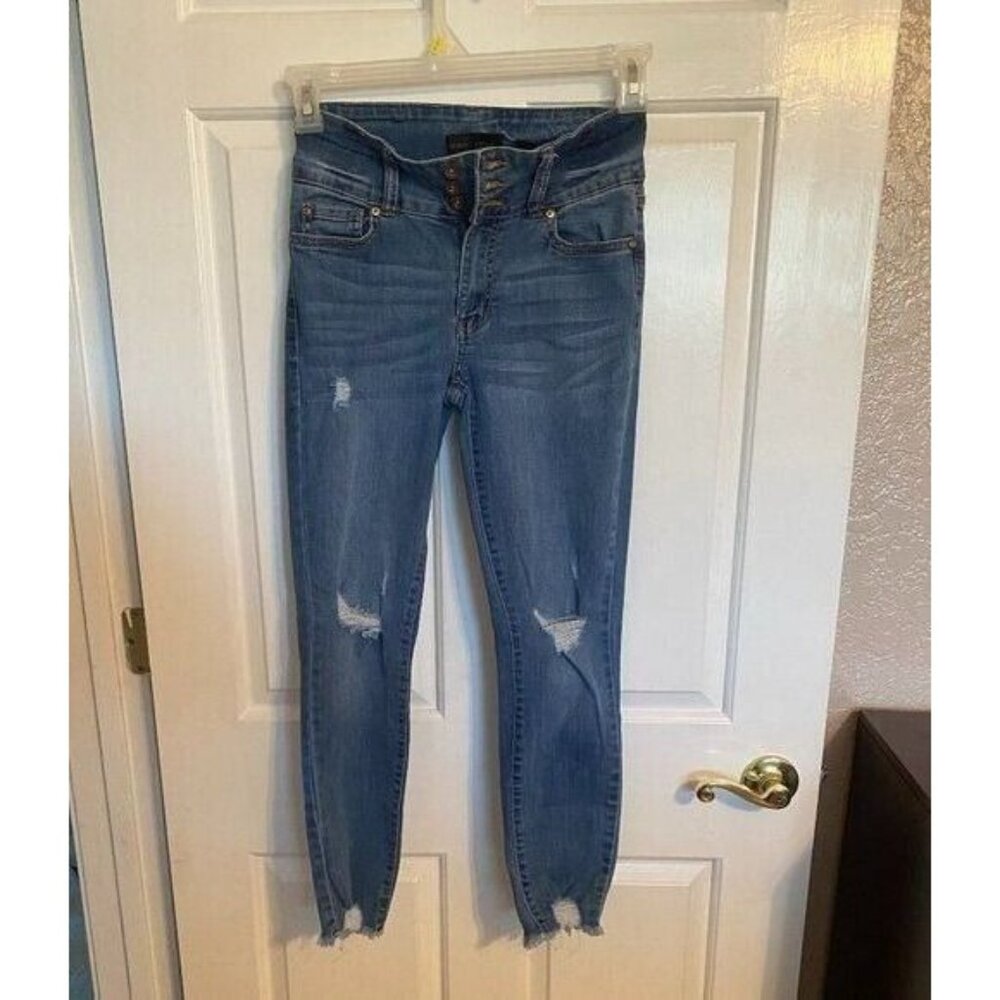 Kendall & Kylie The Ultra Babe Skinny Womens Size 26 Stretch Denim Blue Jeans